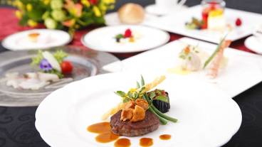 夕食／フレンチコース一例① / 1