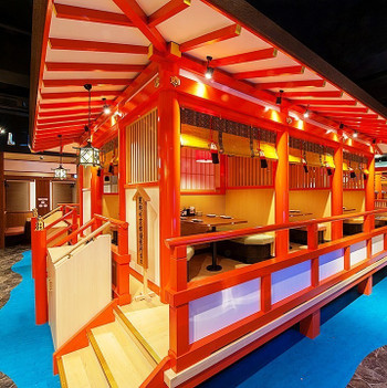 「花の舞 広島南口店」内観 770926 