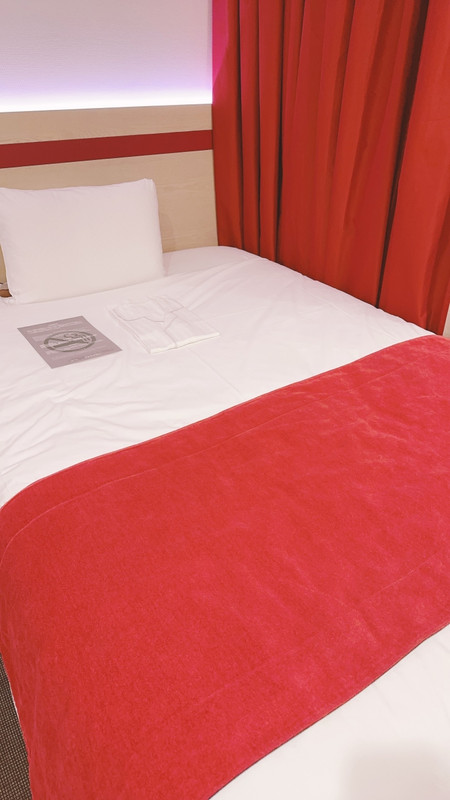 シングルのベッドです。