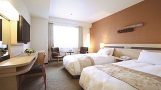 ツインルーム シングルベッド 2 台 禁煙