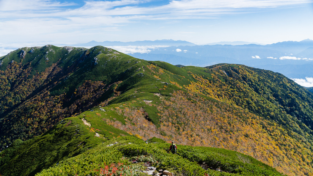 このコースを歩いてみよう！千畳敷カール→中岳（なかだけ）→木曽駒ケ岳4235656