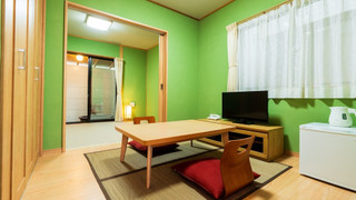 温泉陶器風呂付き離れ: 6畳 + 4.5畳和洋室 [すいせん] 禁煙