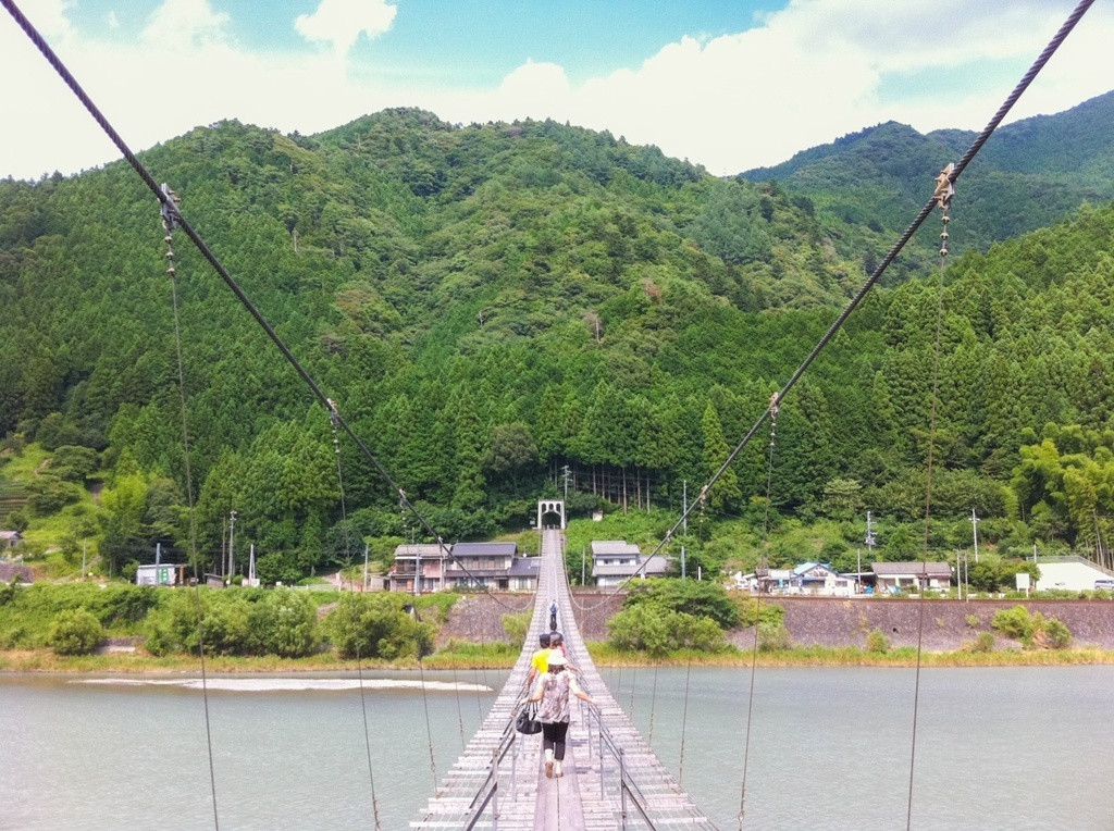 低い高さと横揺れがスリル満点！静岡「塩郷の吊橋」2508436