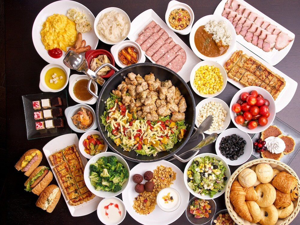 朝食ビュッフェ