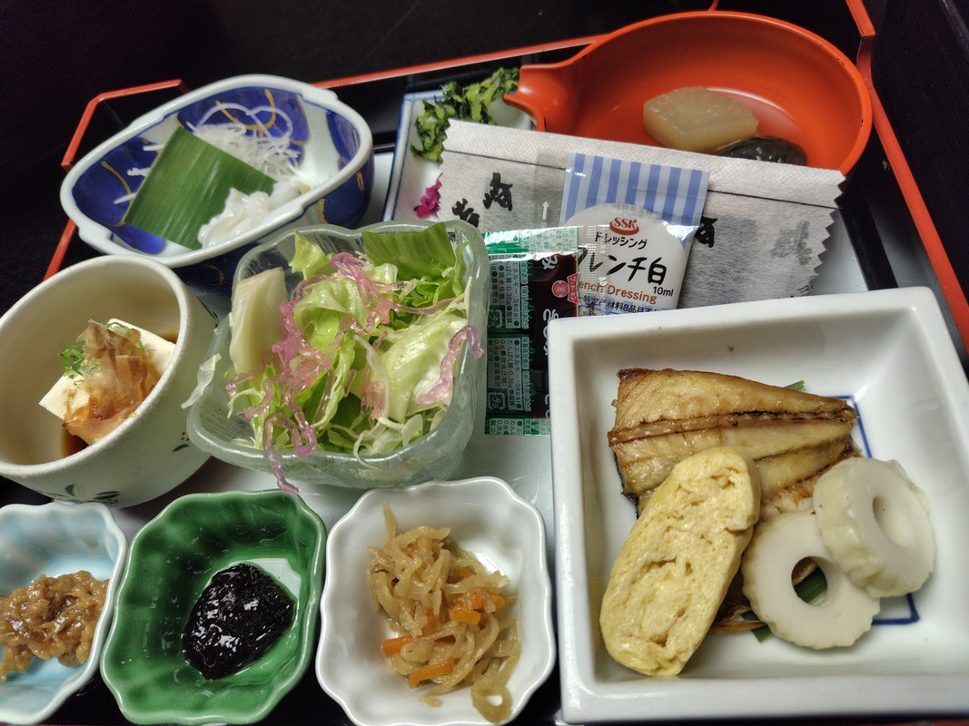 朝食はお弁当を部屋で