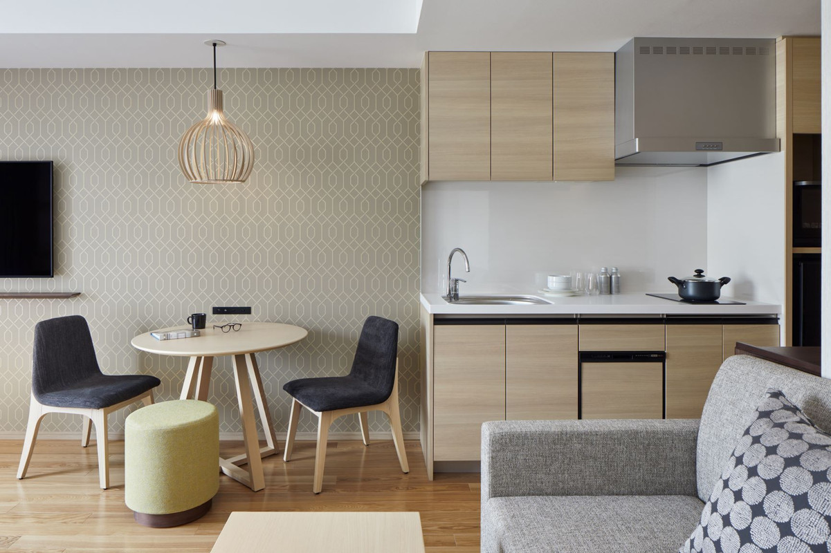 スタジオルームのキッチン