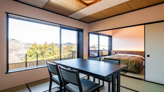 和洋室 クイーンダブルルーム 46平米 (離れの露天風呂付き客室)「禁煙」