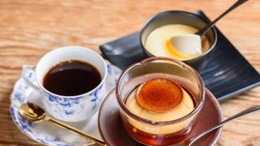 手作りプリンとブレンドコーヒー / 7