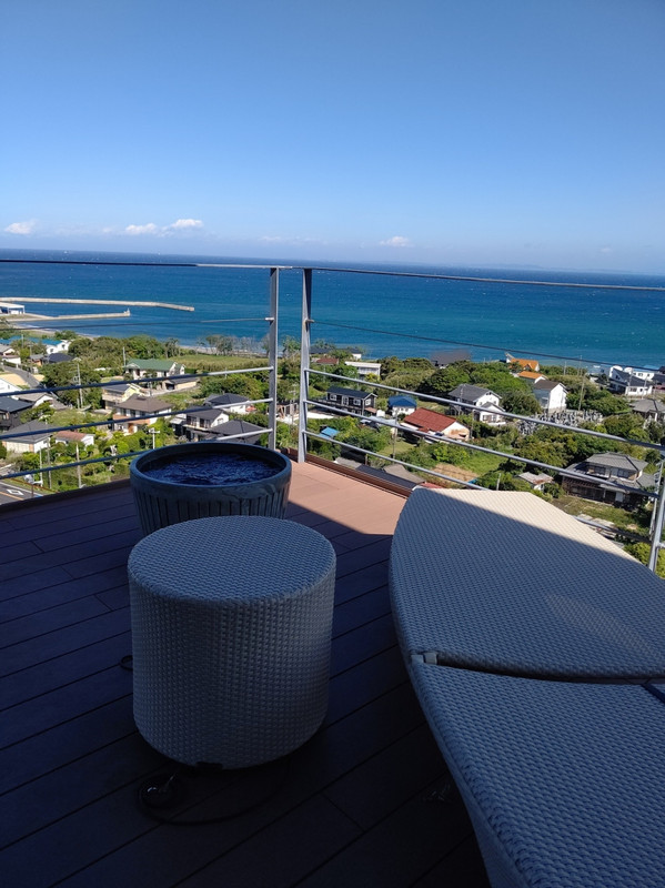 ラウンジテラスからの景色