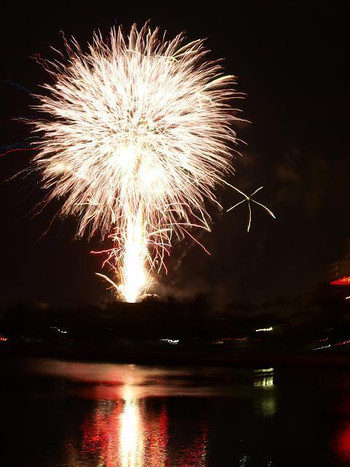 開催月：10月（体育の日を含む土日月曜の3日間）／花火会場：奥武山総合運動公園／花火打ち上げ時間：約10分4088090