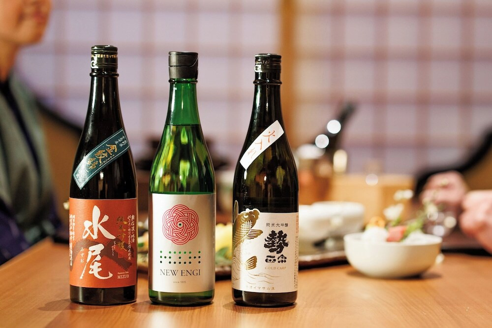 夕食／地酒一例