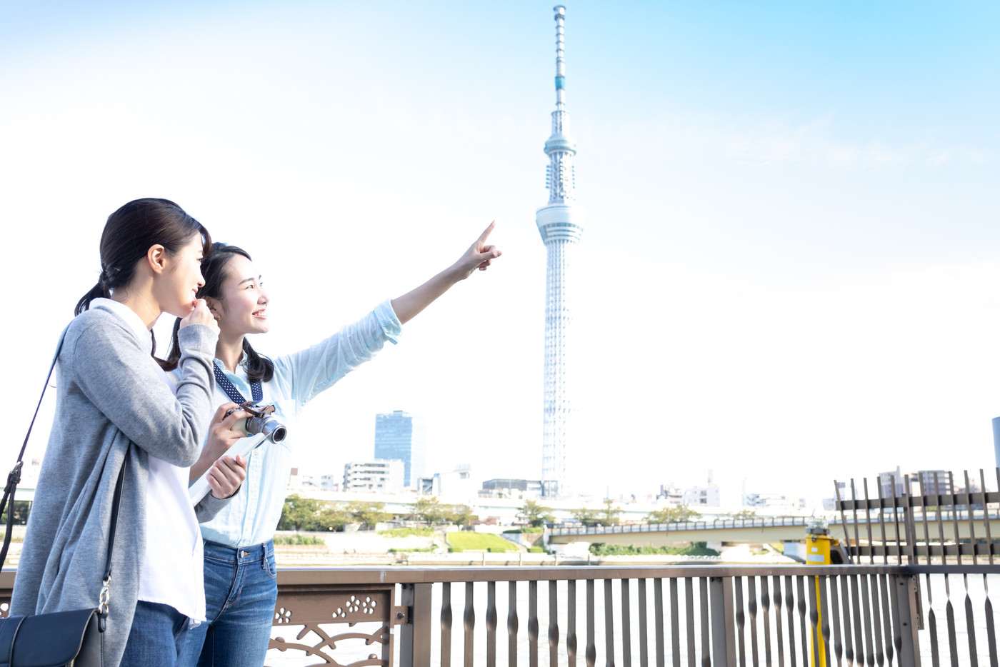 観光　女子旅　東京スカイツリー