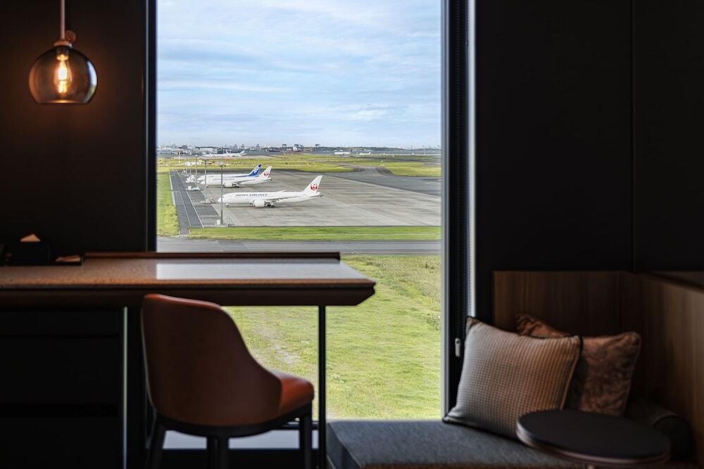 空港側客室の眺望一例