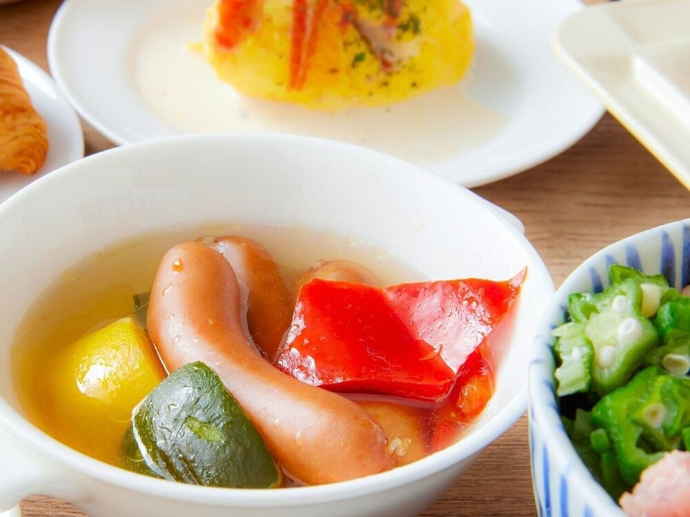 朝食ビュッフェ