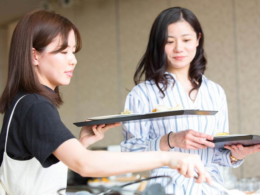 朝食ビュッフェ