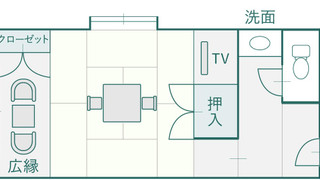 [湖畔側] 和室8畳＋広縁