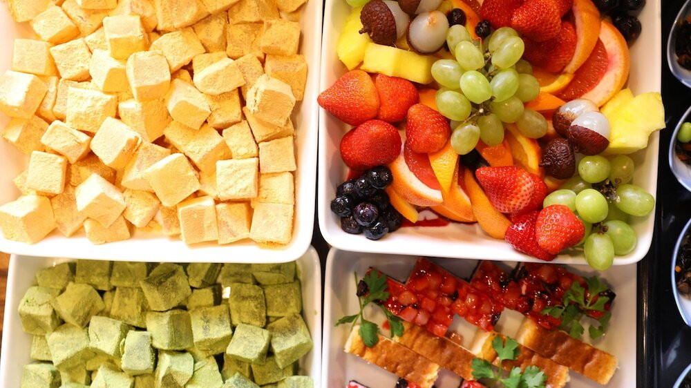 朝食ビュッフェ