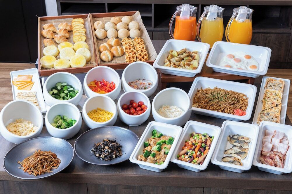 朝食ビュッフェ