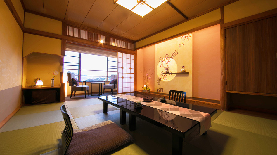 オーシャンビューの絶景風呂＆カラフルなバラ風呂3643615