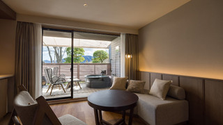 [禁煙] デラックスツイン/温泉露天風呂付