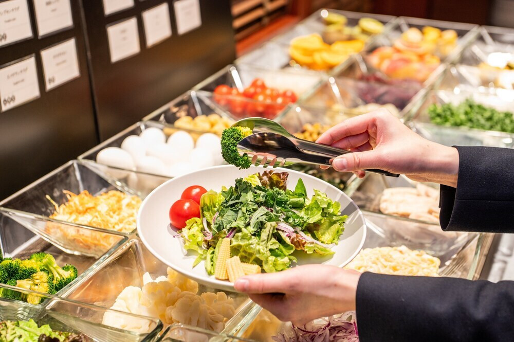 朝食ビュッフェ