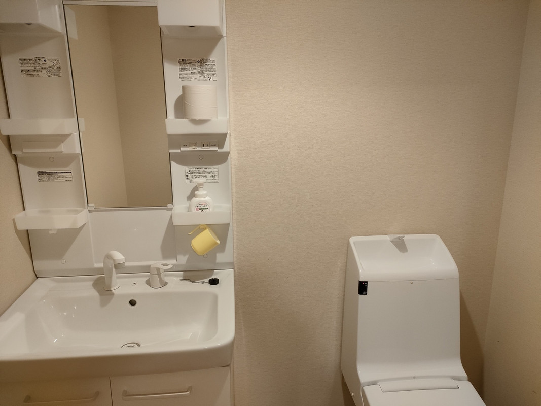 トイレはキレイです。