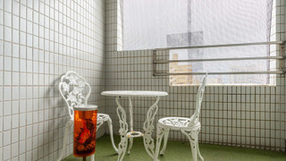 ツインルーム 禁煙 (バルコニーでのみ喫煙可)