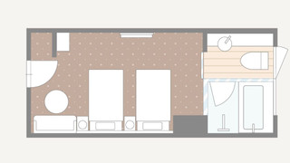 ビューバスダブル (ビジネス仕様) 禁煙 夕食18時スタート