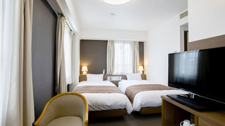 [禁煙] ツインルーム (19-25平米/ベッド幅110cm×2台/1-2名利用)