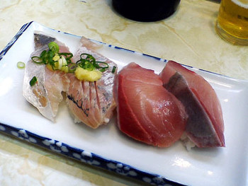 「春駒」料理 32784 春駒　あじ＆はまち