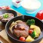 【楽天スーパーSALE】星空案内付き♪地元の逸品を贅沢に！スキレットで食べる但馬牛煮込みハンバーグ | 宙の森ホテル 花郷里