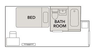 スタンダード ルーム ダブルベッド 1 台 禁煙