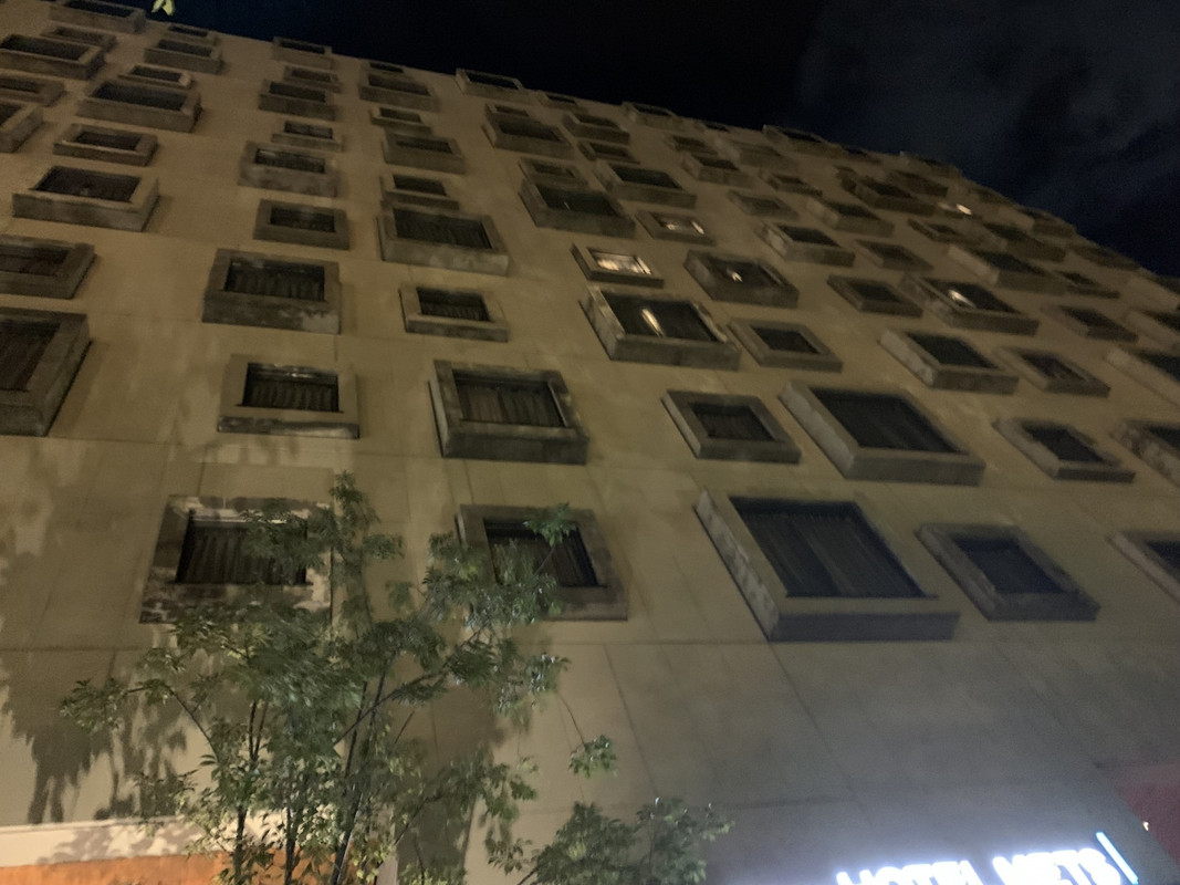 窓が面白い外観