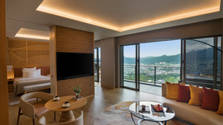 スイート ツインルーム, シティビュー, マウンテンビュー, 夜景がきれい, 海が見える, 禁煙 (プレミアムスイート（客室露天風呂付）)