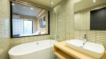 深めの浴槽 / 16