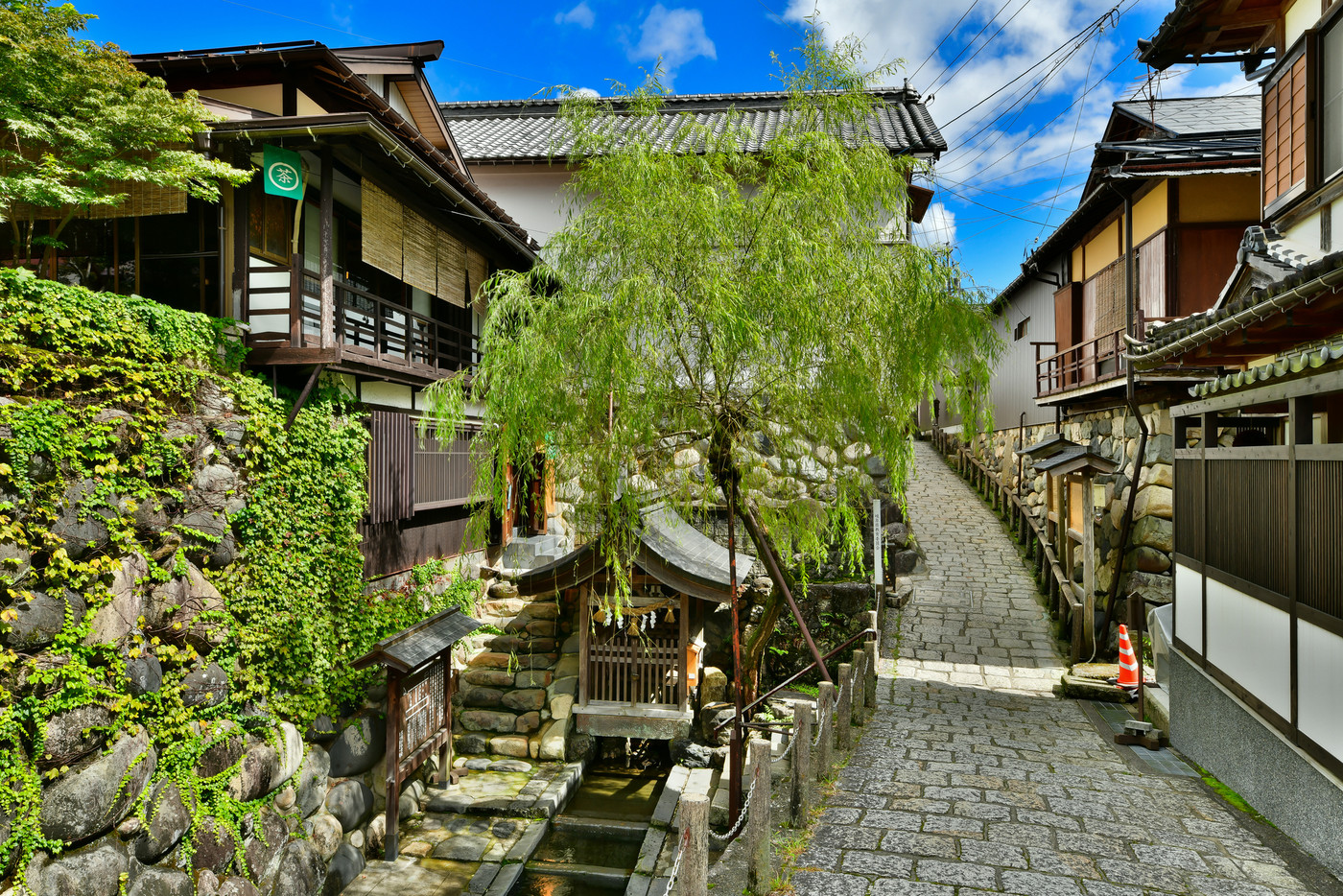 岐阜県　郡上八幡の町並み