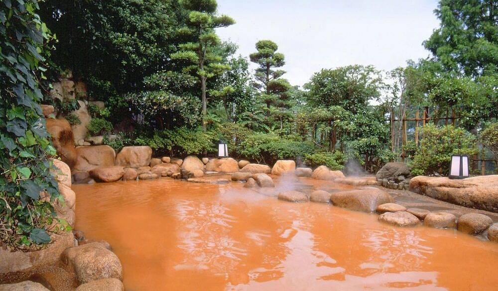 「一の湯」の金泉露天風呂 / 2
