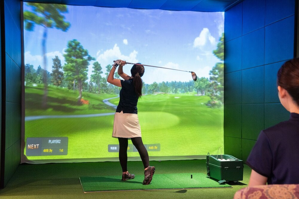 屋内ゴルフ練習場