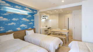 スーペリア 4 人部屋 1 ベッドルーム バルコニー