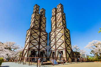 (Shizuoka) Nirayama Reverberatory Furnace Cherry Blossom Season