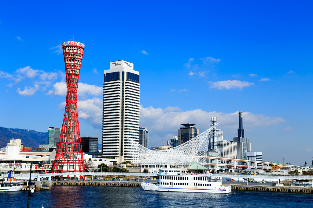 こちらで観光♪フォトスポット満載の公園「メリケンパーク」4090901