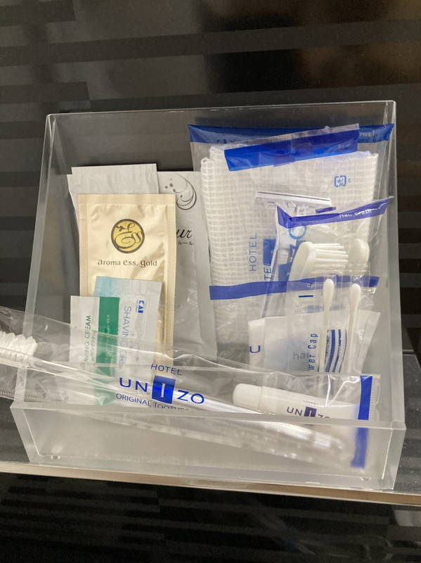 アメニティはボディタオル含め一通りあり