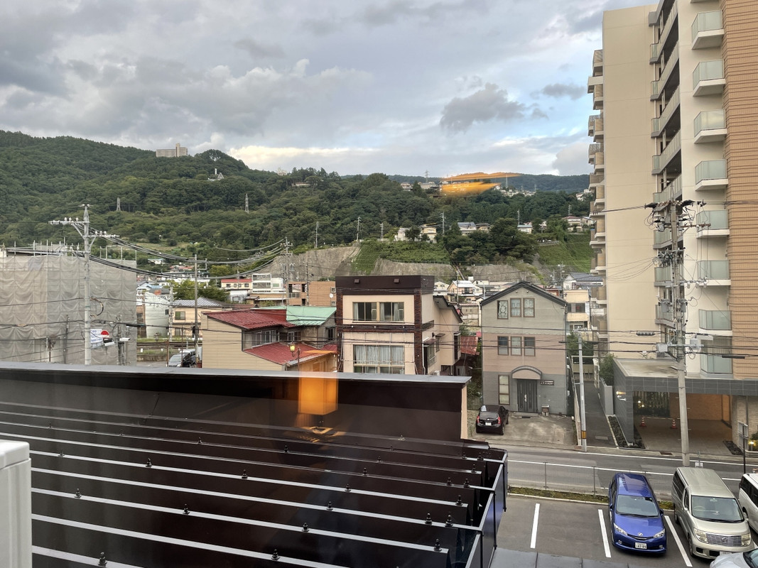 東側に面したお部屋から