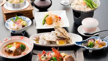 夕食／懐石料理一例① / 1