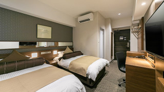 スーペリアツインルーム、禁煙、バルコニー付き　美崎館