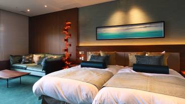 岬の館洋室のベッドルーム / 3