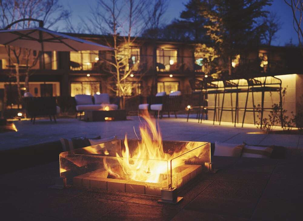 ファイヤーピットでの焚き火に癒やされよう4263318