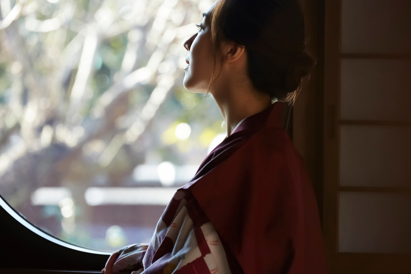 温泉旅行　女子一人旅
