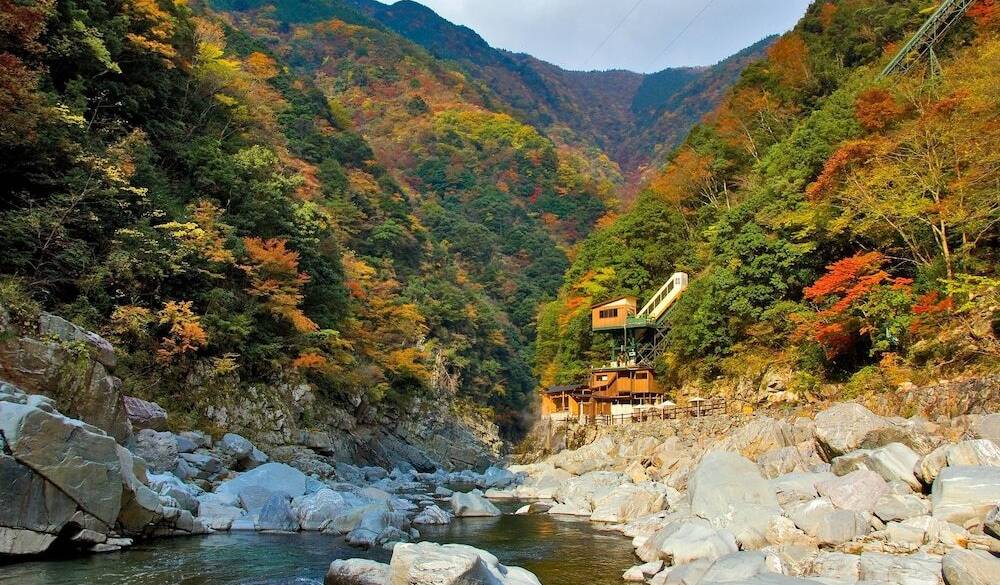 露天風呂周辺 秋の風景 / 4