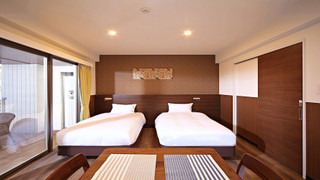 ツインルーム 2 ベッドルーム 禁煙 (3nd Floor ペット1匹のみ同伴可)